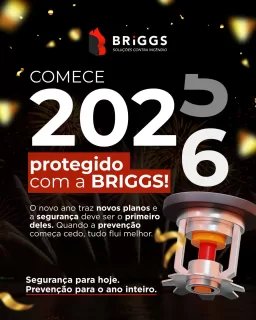 #2026 CHEGOU! — e segurança deve ser o primeiro item da sua lista de prioridades🔥 Quando você começa o ano com todos os sistemas revisados, o resto simplesmente flui.

A BRIGGS cuida de tudo para que seu #condomínio ou #empresa esteja preparado:
✔ Manutenção dos sistemas de incêndio
✔ Testes e inspeções completas
✔ Relatórios técnicos
✔ Adequação total às normas

Segurança para hoje. Prevenção para o ano inteiro 👉 Agende agora a manutenção e comece 2026 protegido com a BRIGGS.

📞(21) 2501-6529 (whatsapp e ligação)
✉️comercial@briggsfire.com.br