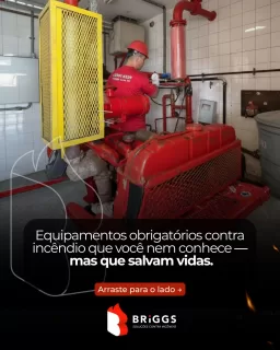 Existem equipamentos de prevenção e combate a #incêndio que muita gente nem conhece — e eles podem ser fundamentais em uma #emergência 🔥🧯 Mas calma: não ter todos os equipamentos não significa, automaticamente, que sua edificação esteja fora das normas.

Cada projeto possui exigências específicas, que variam conforme:
✔️ Tamanho da edificação
✔️ Tipo de uso (residencial, comercial, industrial, etc.)
✔️ Fluxo de pessoas
✔️ Riscos envolvidos

Por isso, não é motivo para #pânico se você não lembra exatamente quais sistemas possui. O mais importante é ter certeza de que está em conformidade e que tudo funciona corretamente quando necessário.

Quem pode tirar essa dúvida com #segurança e responsabilidade técnica é uma empresa especializada em sistemas contra incêndio, como a BRIGGS.

Quer saber se sua edificação está em conformidade com o Corpo de Bombeiros?
Ou se o sistema já instalado está realmente funcionando?

Fale com a BRIGGS! Segurança se resolve com informação e decisão técnica.
📞(21) 2501-6529 (whatsapp e ligação)
✉️comercial@briggsfire.com.br