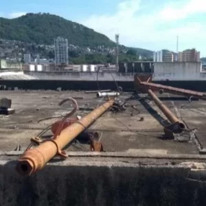 Para raio com problemas